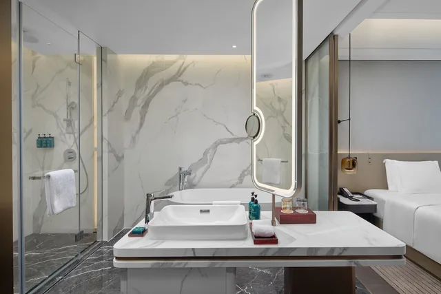 غرفة قياسية بسرير كينج مع دخول صالة النادي، Crowne Plaza Kunshan East by IHG 6/6