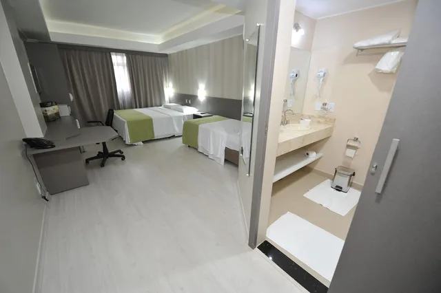 غرفة ديلوكس ثلاثية بسرير مزدوج وسرير فردي بغرفة نوم واحدة، Herval Park Hotel 2/2