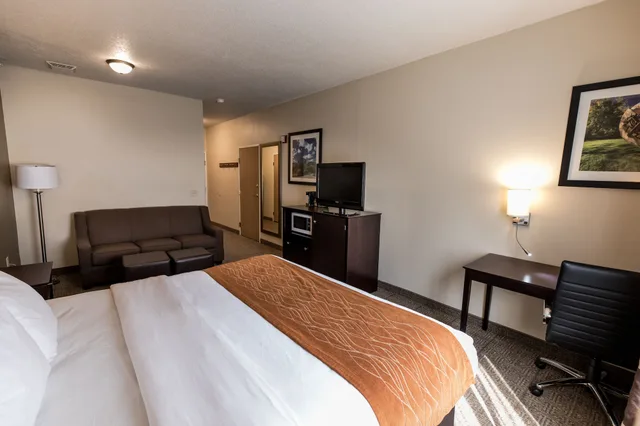 غرفة قياسية بسرير كينج مع أريكة لذوي الإعاقة، Comfort Inn And Suites Paw Paw 3/6