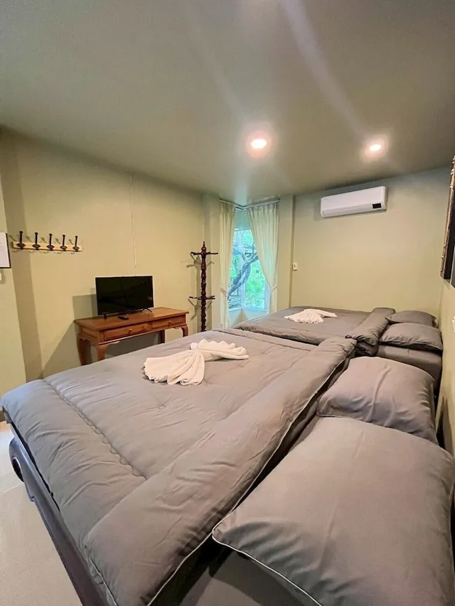 استوديو عائلي بسريرين كوين، Pai Panalee the Nature Boutique Hotel 7/10