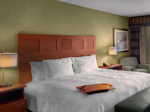 استوديو بسرير كينج بإطلالة على النهر مع أريكة لذوي الإعاقة، HAMPTON INN AND SUITES ASTORIA 4/5