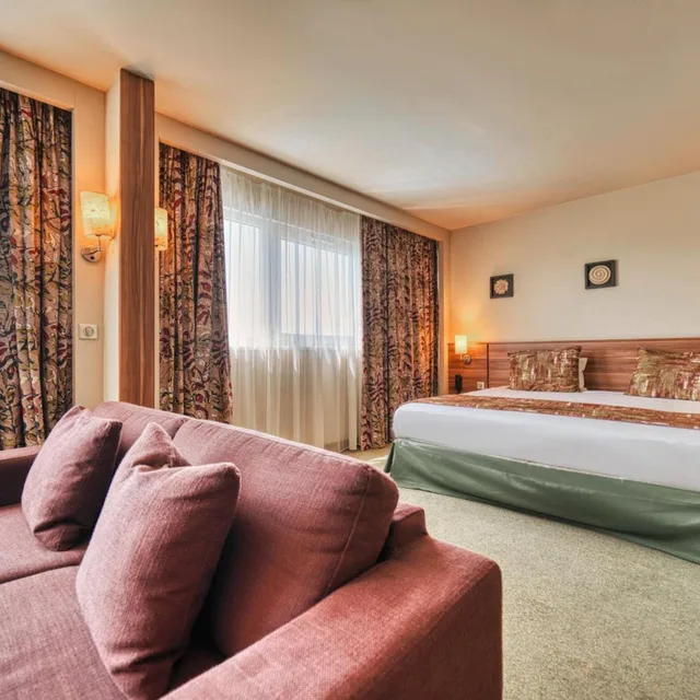 جناح جونيور بسرير كينج مع أريكة، Kyriad Prestige Mulhouse Basel 2/5
