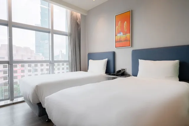 غرفة ديلوكس بسريرين منفصلين، CHECK inn Taipei Xinyi 1/10