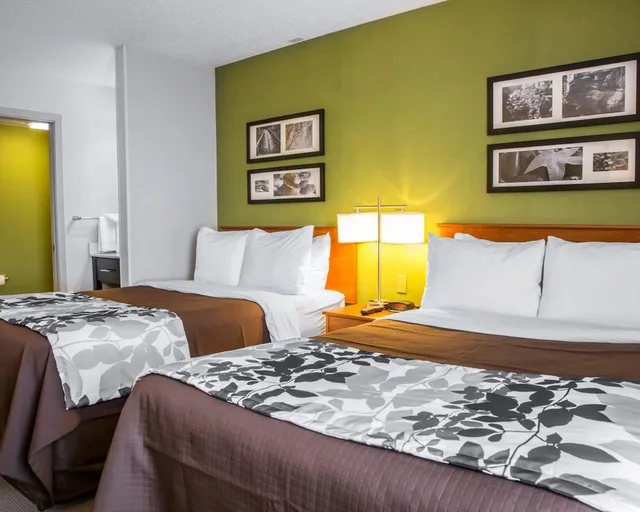 غرفة قياسية بسريرين مزدوجين، Sleep Inn Midway Airport 3/8