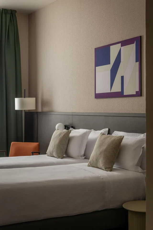 غرفة بسريرين منفصلين، Hotel Grand'Italia 4/6