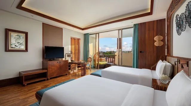 Fairmont Gold, Twin Beds, Ocean View, Club Lounge Access، Fairmont Sanya Haitang Bay 3/8