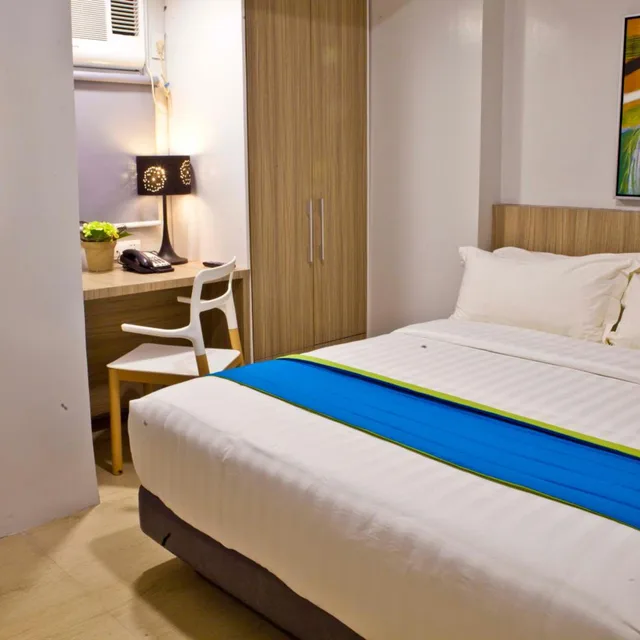 غرفة بسرير مزدوج أو سريرين منفصلين، Zpad Residences 3/8