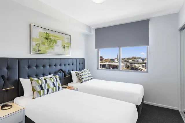 غرفة بغرفتي نوم، Oaks Brisbane Woolloongabba Suites 2/5