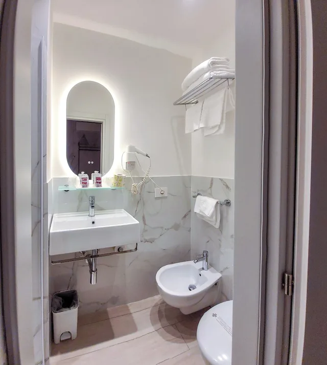 غرفة بسريرين منفصلين، Hotel La Scaletta 8/9