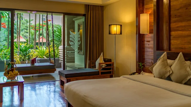 Cabana, Twin Beds, Pool Access، Angkor Miracle Resort and Spa 3/4