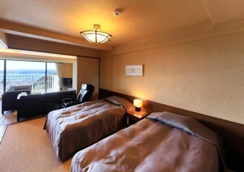 غرفة رباعية بأربعة أسرّة، Katsuura Hilltop Hotel & Residence 1/1