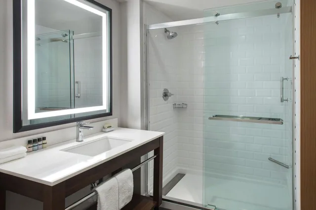 غرفة بسرير كينج بحوض استحمام لذوي الإعاقة، Four Points by Sheraton Albany 5/10