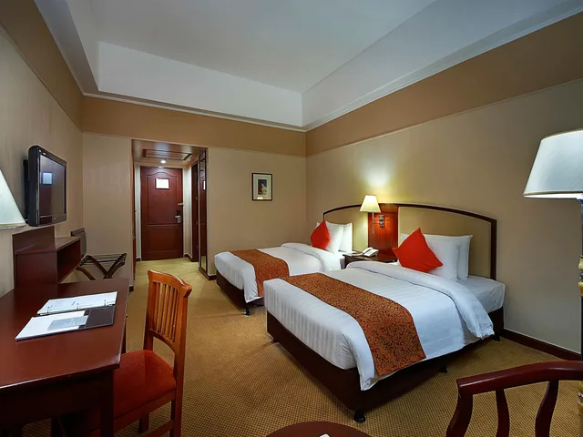 غرفة ديلوكس بسرير مزدوج أو سريرين منفصلين، Berjaya Makati Hotel 5/5