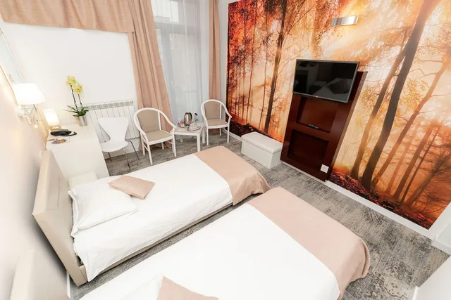 غرفة قياسية بسريرين منفصلين، Continental Hotel 2/8