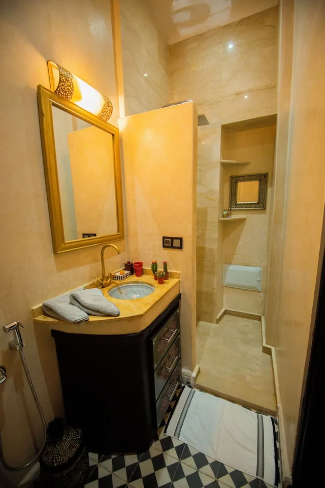 غرفة ديلوكس بسريرين منفصلين، Riad Ta'achchaqa 7/10