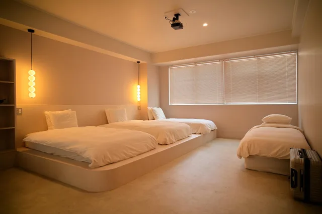 غرفة ديلوكس بأربعة أسرّة وسريرين منفصلين، Hostel Casa Noda 2/2