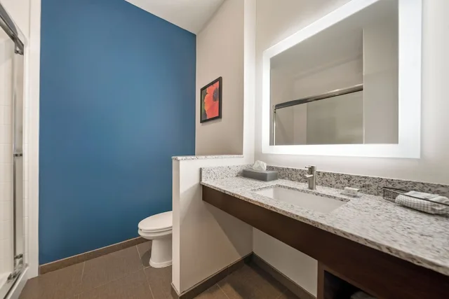 Room, King Bed, Bathtub, Accessible, La Quinta Inn & Suites by Wyndham Sulphur (Lake Charles) 2/2