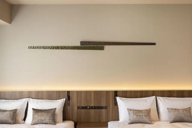 غرفة بريميير بسريرين كوين، Karaksa Hotel Grande Shin-Osaka Tower 2/4