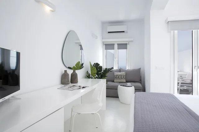 غرفة جونيور بسرير كوين بإطلالة على البحر بجاكوزي، May Seven Suites - Adults Only 8/10