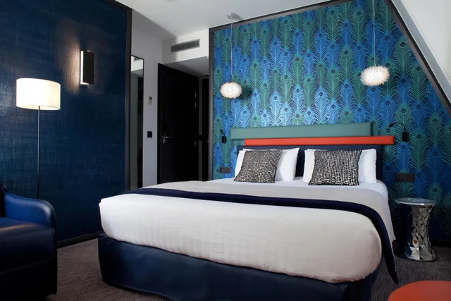 غرفة ديلوكس بسرير مزدوج مع أريكة، Hotel Yllen Eiffel 5/10
