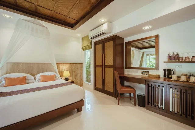 كوخ بريميير ثلاثي بسرير مزدوج وسرير فردي، Ban Sainai Resort - SHA Extra Plus 2/10