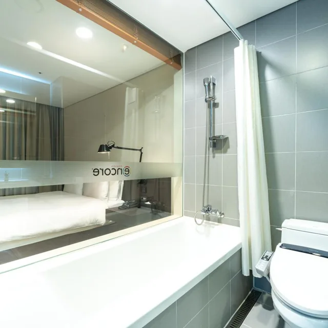 غرفة بسرير مزدوج، Ramada Encore by Wyndham CheonAn 3/4