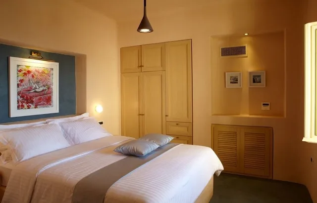 جناح استوديو سوبيريور بسرير كينج مع أريكة بمسبح خاص، Voreina Gallery Suites 1/3