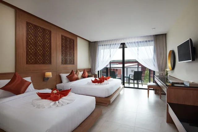 غرفة عائلية ثلاثية بسرير كينج وسرير فردي، Ananta Burin Resort 2/6