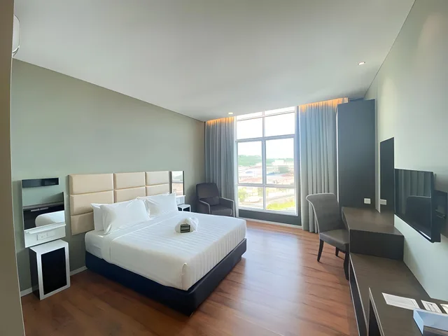 غرفة بريميوم بسرير مزدوج، Stirling Suites 1/1