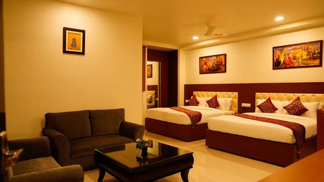 غرفة عائلية بسريرين كينج، The Amer Valley By Parfait Jaipur 3/7