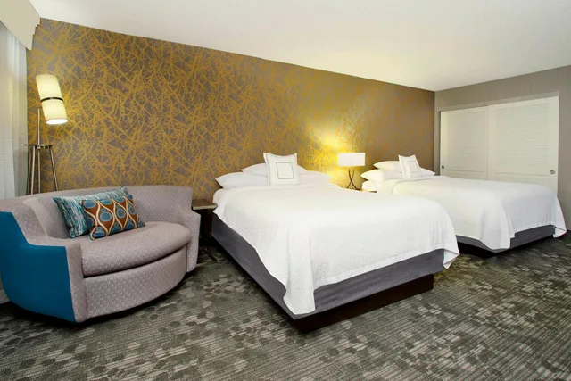غرفة ديلوكس بسريرين كوين، Courtyard Atlanta Airport West 1/2