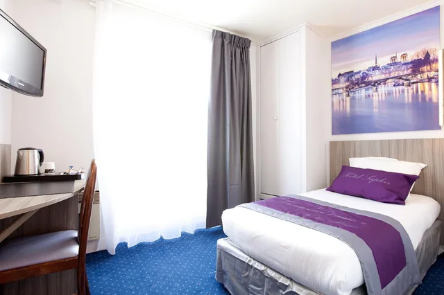 غرفة قياسية مفردة، Hotel Saphir Grenelle 2/4