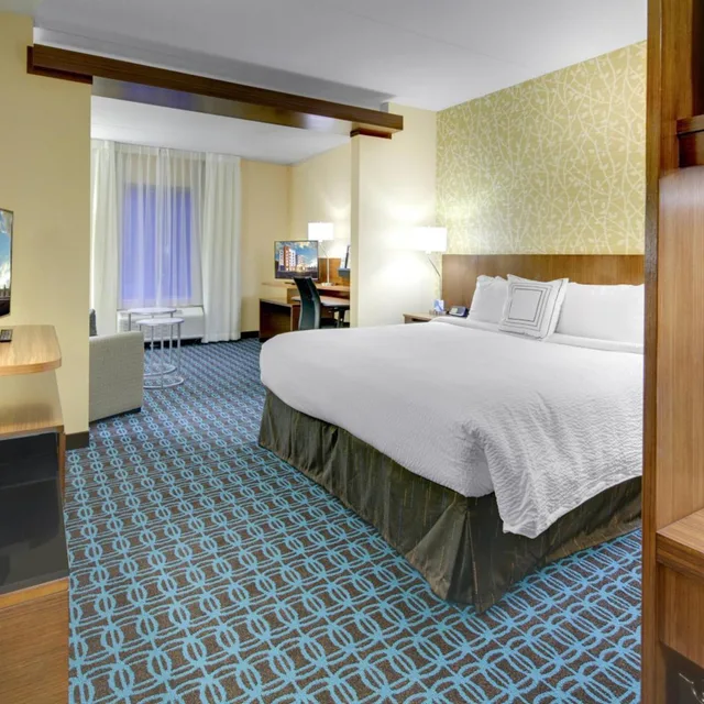 استوديو بسرير كينج مع أريكة لذوي الإعاقة، Fairfield Inn And Suites By Marriott Asheville Tunnel Road 1/2