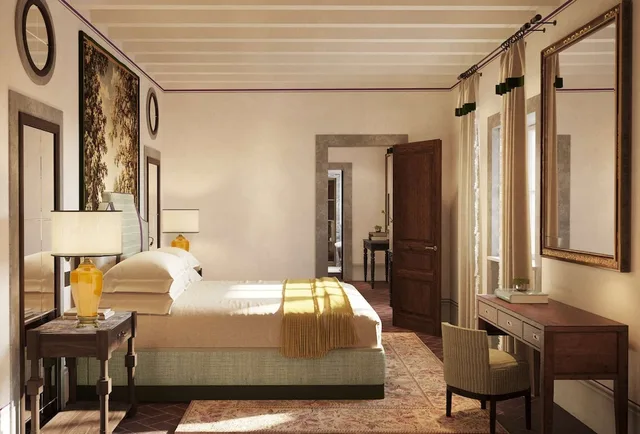 جناح بسرير كينج مع أريكة، Villa San Michele A Belmond Hotel Florence 2/3