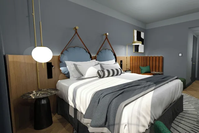 غرفة كومفورت بسرير كينج، The Belson Brussels, a Tribute Portfolio Hotel 4/7