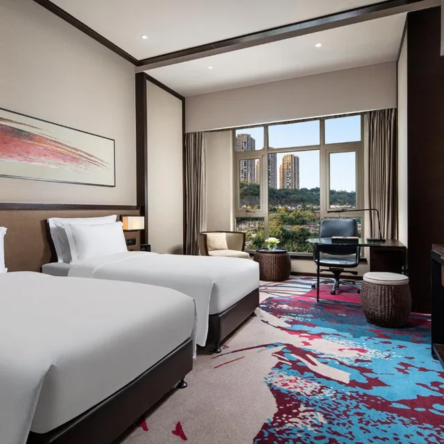 غرفة كلوب بسريرين منفصلين، CROWNE PLAZA CHONGQING NEW NORTH ZONE 1/8