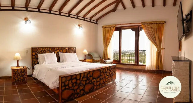 غرفة قياسية رباعية، Hotel Campestre Cordillera de Los Andes 5/8