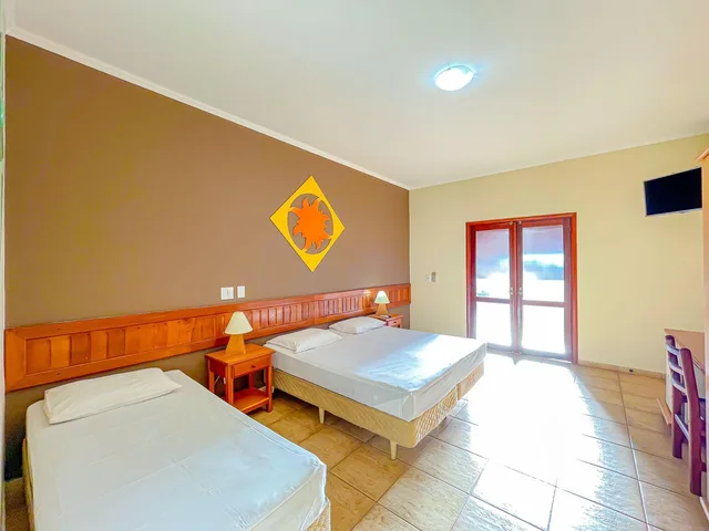 غرفة بإطلالة على المسبح لذوي الإعاقة، Hotel Pousada Brilho do Sol 1/4