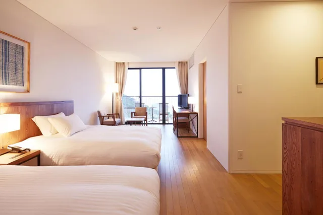 Semi Room, Deluxe, Twin Beds, 2 Semi Double Beds, Ocean View، Goto Islands Resort Hotel Margherita 1/1