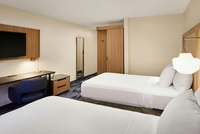 استوديو بسريرين مزدوجين مع أريكة، Fairfield Inn Suites By Marriott Cleveland Avon 1/2