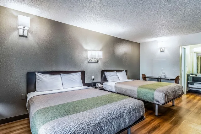 غرفة ديلوكس بسريرين كوين، Studio6 Little Rock, AR - West 3/10
