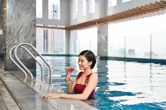 غرفة ديلوكس بسرير مزدوج أو سريرين منفصلين، Muong Thanh Grand Saigon Centre Hotel 1/1