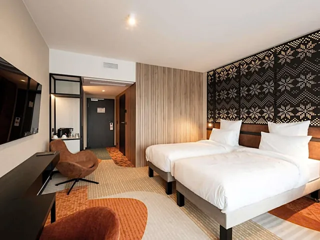 غرفة بريفيليج بسريرين منفصلين بإطلالة على الجبل، Mercure Szczyrk Resort 2/5