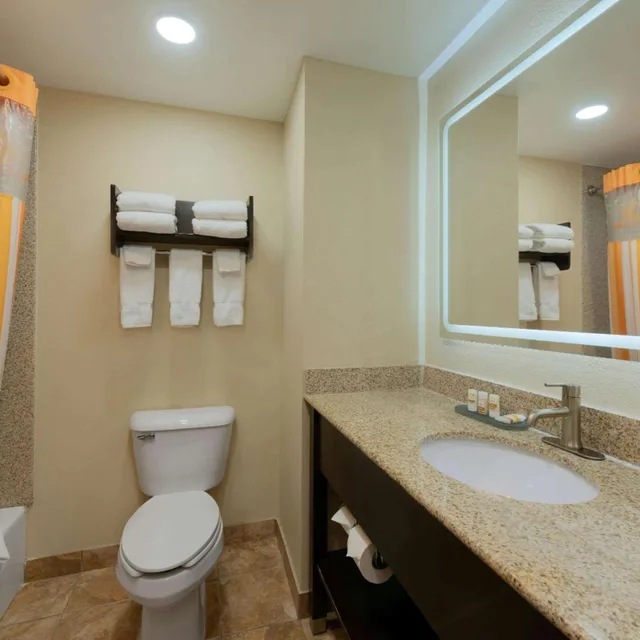 غرفة ديلوكس بسرير كينج مع أريكة، City Express By Marriott Grove City 3/4
