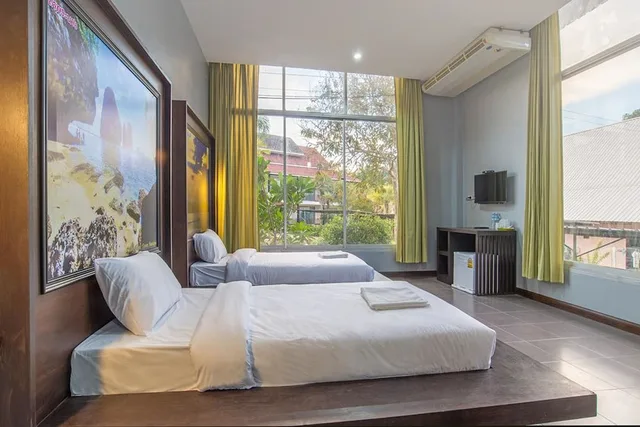 غرفة سوبيريور بسريرين منفصلين بإطلالة على الحديقة، Krabi Home Town Boutique 2/2