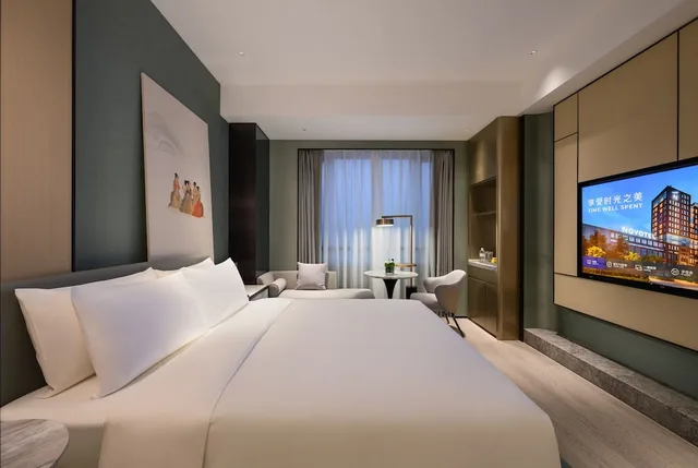 غرفة سوبيريور بسرير كينج، Novotel Shanghai Wanyuan 3/5