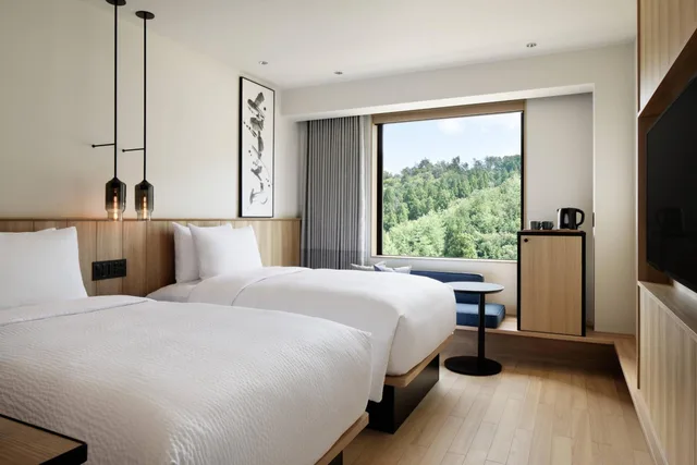 غرفة قياسية بسريرين منفصلين، Fairfield by Marriott Kyoto Kyotamba 3/6