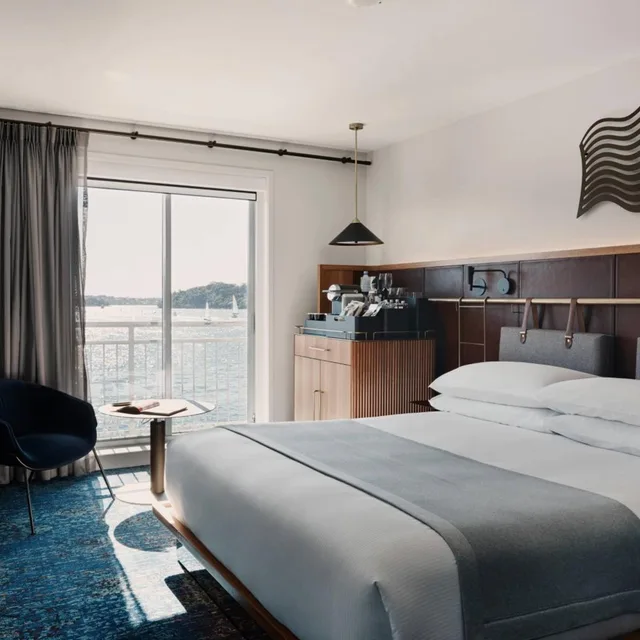 Water, Guest Room, King Bed, Bay View, French Balcony، Pier One Sydney Harbour Autograph Collection 4/6