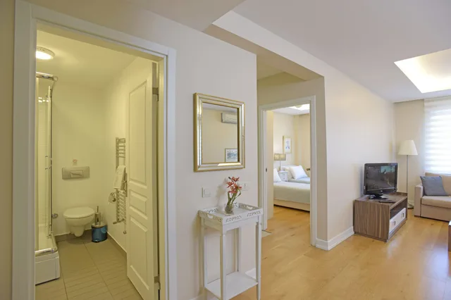 جناح بسرير مزدوج وسريرين منفصلين بغرفتي نوم، Cheya Residence Tesvikiye 9/10