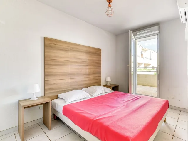 شقة بسرير مزدوج بغرفة نوم واحدة مع أريكة، Vacanceole - Residence Cap Camargue 2/7